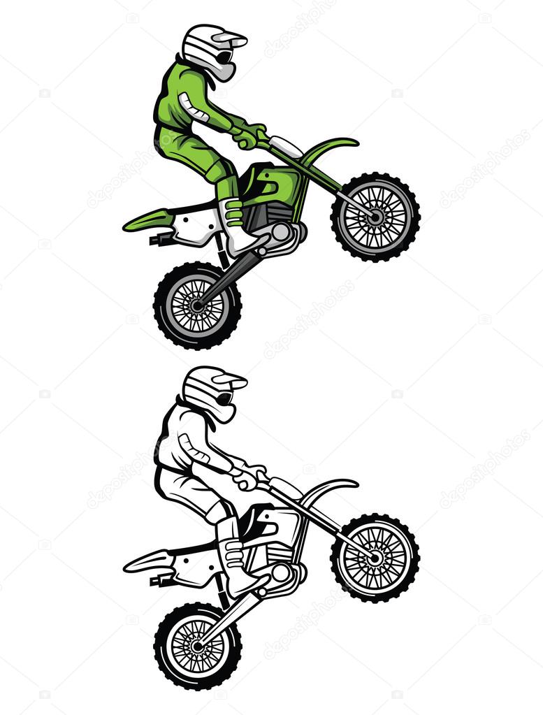 Colorir moto livro cruz personagem de desenho animado imagem vetorial de  funwayillustration© 67306265